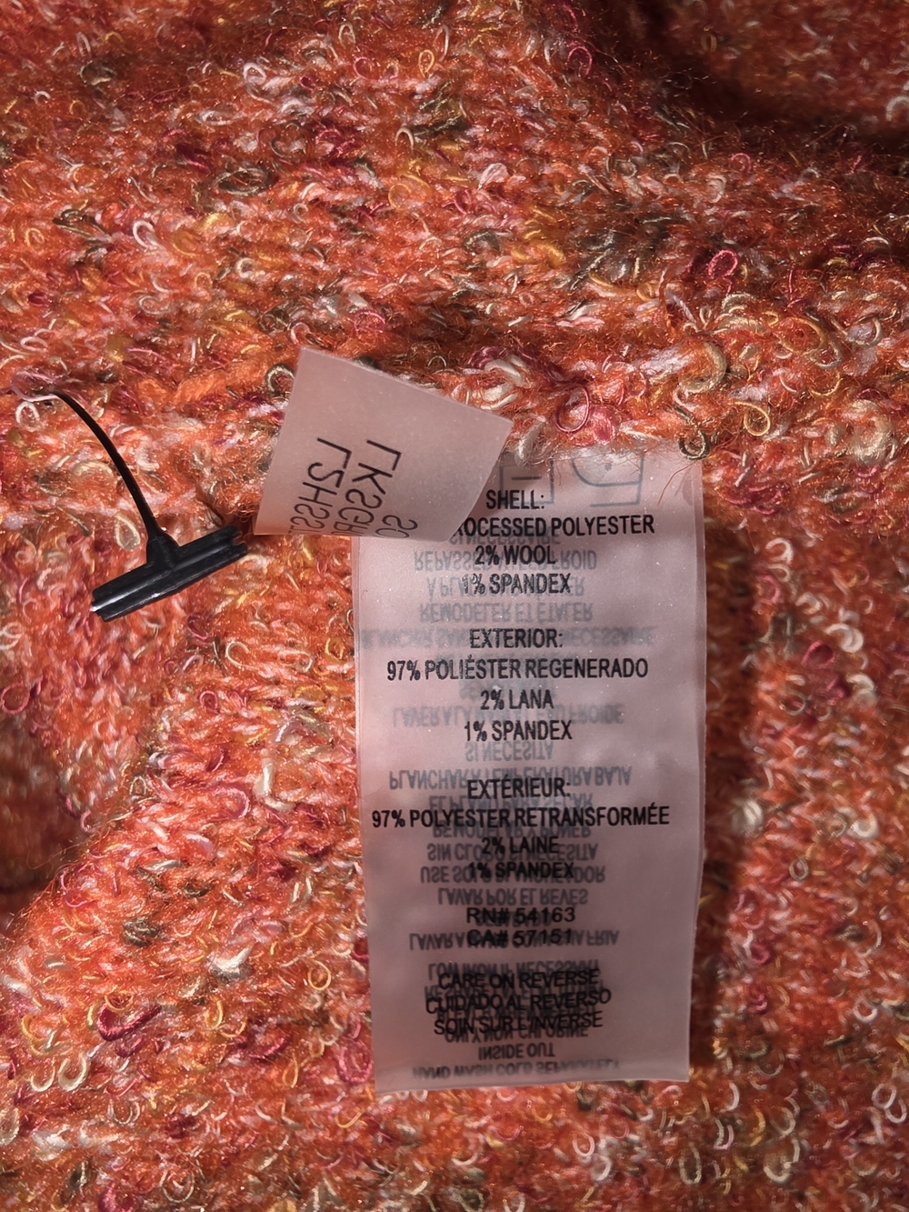 Karl Lagerfeld Fuzzy Wool Blend Cardigan, VGUC, Size XL - Picture 5 of 9